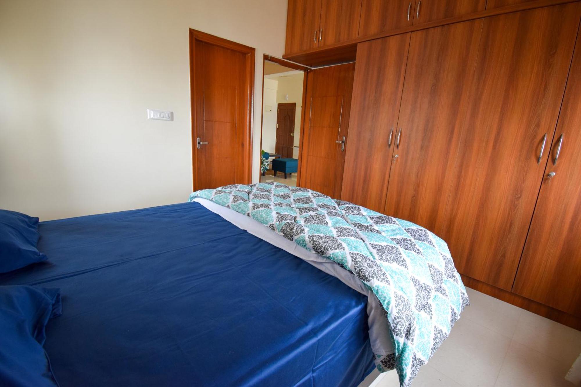 Staymazing-1,2 & 3 Bhk Ac Apartments In Hebbal-5Mins To Manyata-30Mins To Airport Bangalore Exterior photo