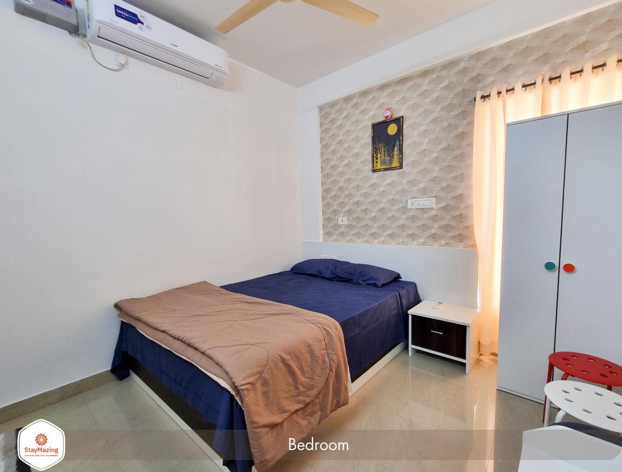 Staymazing-1,2 & 3 Bhk Ac Apartments In Hebbal-5Mins To Manyata-30Mins To Airport Bangalore Exterior photo